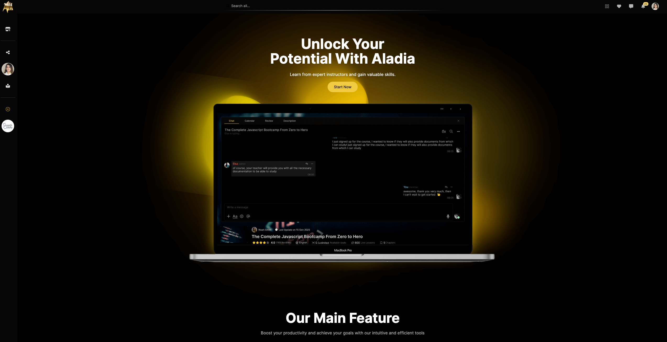A screenshot of /works/aladia-online-education-platform/intro.png